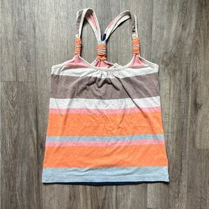 Active Basic Women's Multicolor Striped Tank Top